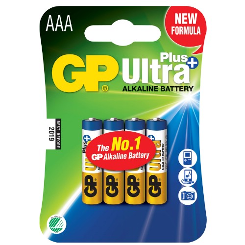 Alkaliske batterier GP Ultra+
