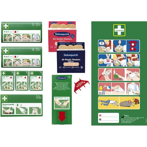 Påfyllingssett CEDERROTH førstehjelpstavle